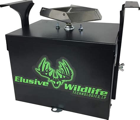 The Outpost feeder is the clear choice for hunters on the move. Holding up to 20 pounds of feed and weighing only 25 pounds completely full, the Outpost is easy to carry deep into the woods. The included carrying bag makes moving the feeder simple and convenient. With the Outpost feeder's included timer and motorized feeding ….