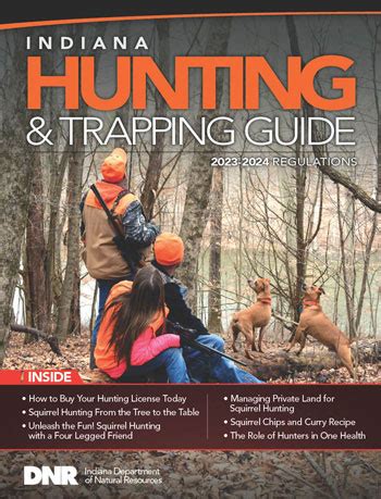 Official Indiana hunting and fishing rules and regulations. License and permit information, season dates and limits.. 
