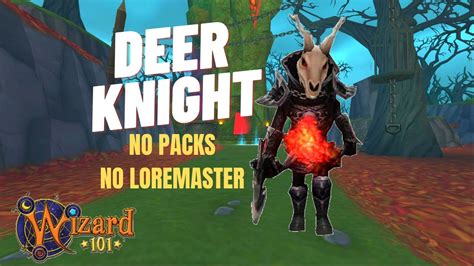Deer knight wizard101. Also If anyone has any deer knight treasure cards that they dont need I would be willing to trade. I have some handsome fomori, catalan, and winter moon treasure cards to trade for them. If I have other treasure cards I might be willing to trade those too. If you have empowers u can go on trading discord’s you trade. Just ask at Bazaar the same. 