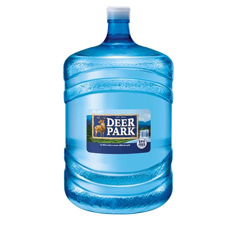 Deer park 5 gallon water. DEER PARK Brand 100% Natural Spring Water, 16.9-ounce plastic bottles (Pack of 35) Best seller. Sponsored. $6.98. ... 5-gallon plastic jug: works with permanent hot/cold coolers placed in kitchen; Large size bottle is perfect for busy … 