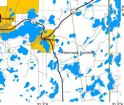 Deerwood township, Crow Wing County, Minnesota (MN) detailed …