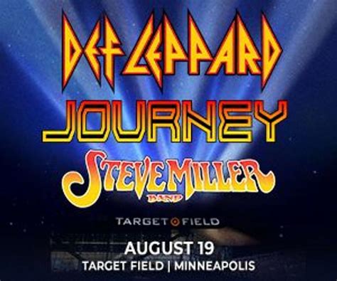 Def Leppard and Journey book return trip to Target Field in August