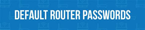 Default Router Passwords - bestvpn.org