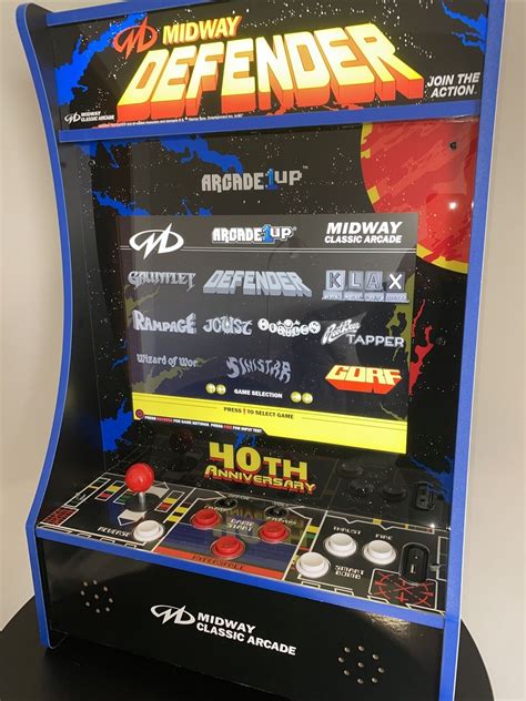 Defender 40th anniversary partycade. Arcade1up Defender 40th Anniversary 12-IN-1 Midway Legacy Edition Arcade with Licensed Riser and Light-Up Marquee: 4.3/5 stars based on more than 15 ratings; Arcade1up Mortal Kombat Midway Legacy Arcade with Riser and Lit Marquee: 4.4/5 stars based on more than 10 ratings; Arcade1up The Simpsons Game: 4.5/5 stars based … 