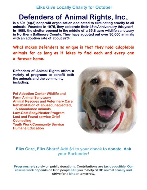 Defenders of animal rights. Defenders of Animals P.O. Box 8763 Cranston, RI 02920 (401) 461-1922 Send Email To: dennis@defendersofanimals.org 