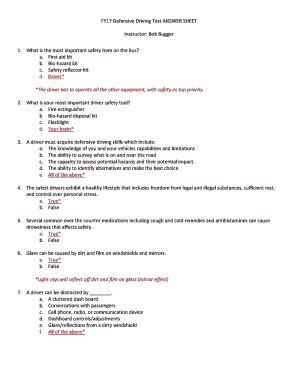 Defensive driving course test answers 2022. This incredible OMV written test cheat sheet doubles up as a learning tool and a realistic Louisiana DMV practice test. Just like the permit test in Louisiana, our cheat sheet contains 40 questions and asks that at least 32 correct permit test answers are provided. Unlike the actual DMV permit test, this practice driving test for Louisiana ... 