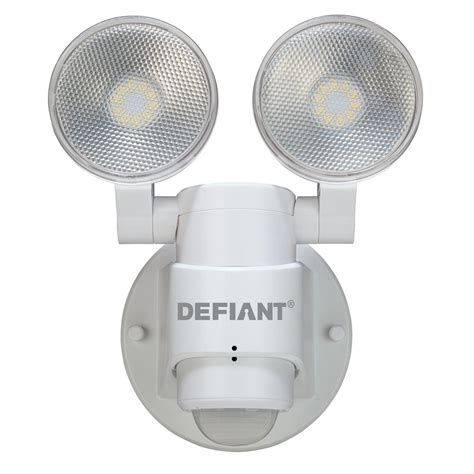 Defiant. 120-Degree Solar ... Motion Sensor: Light Beam Angle: 90: Lumens: 220: Outdoor Lighting Features: Dusk to Dawn, Motion Sensing, Rust Resistant, Waterproof, Weather Resistant: ... This push bottom is located to the right of the sensor, follow instructions for the desired set on how it will les. by Rafa61 | Oct 4, 2023. Helpful?. 