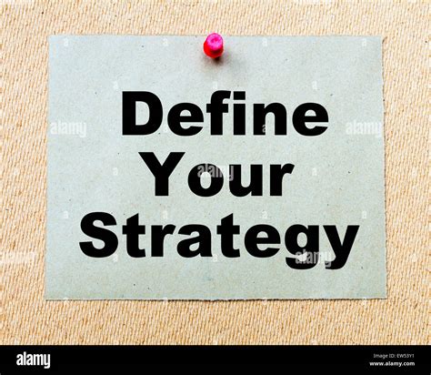 Define Your Strategy