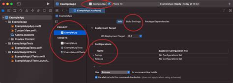 Define a Build Configuration for the iOS Platform