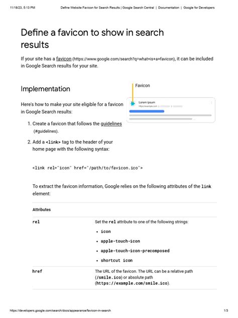 Define a favicon to show in search results Google Developers.