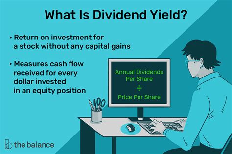 Define dividend yield. A dividend yield can tell an investor a lot about a stock. It can determine an investment's potential relative to the stock market or among a particular group of stocks trading in the same sector. Although dividend income is a staple in the... 