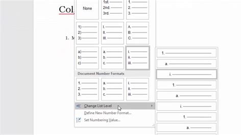 Define new bullets, numbers, and multilevel lists