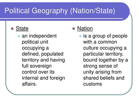 Defining Nations, Nation-States, and Multinational States