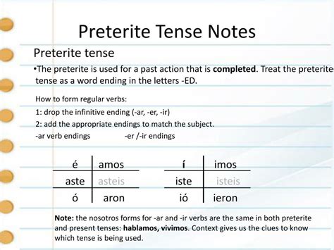 Definition and Examples of Preterit(e) Verbs
