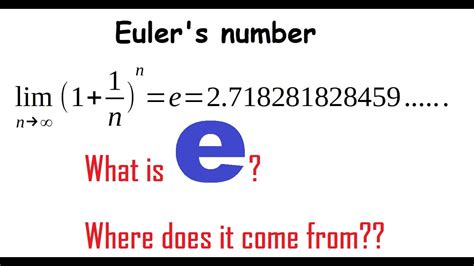 Definition of e (Euler`s Number) - Math is Fun