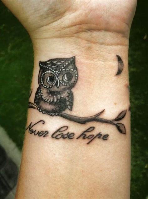 An owl tattoo can represent a protective spirit or a reminder to be watchful and observant in one's life journey. **Meaning of Owl Tattoos: Wisdom and Mystery .... Definition of owl tattoos