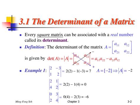 Definition of the power of the determinant of a matrix