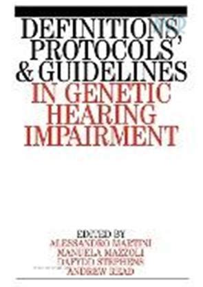Definitions protocols and guidelines in genetic hearing impairment 1st edition. - Die komplette anleitung zum sammeln antiker pfeifen von benjamin rapaport.