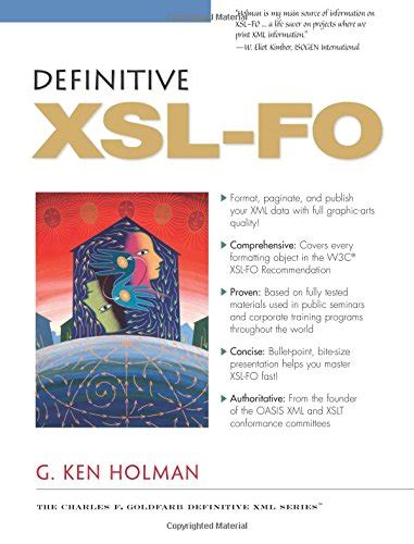 Read Definitive Xslfo By G Ken Holman