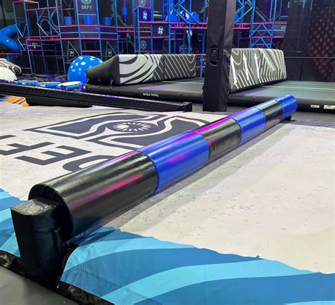 Defy roanoke. Battle for glory, superiority, and ultimate bragging rights on our Battle Beams by knocking your opponent off balance with a foam bar into the foam pit. 