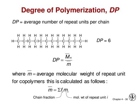 Degree of polymerization. College of Saint Benedict/Saint John's University. Polymerization is the process of taking individual monomers and enchaining them into a macromolecule. Thermodynamically, … 