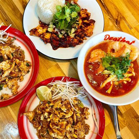 Degthai. Stop by and see us🔥 ️‍🔥 . . . #degthaistreetfood #thaifood #thaifoodstagram #nashville #nashvilleeats #musiccity #musiccityeats #foodiesofinstagram #eat615 #eeeeats #foodstagram #padthai #chickenpadthai". 144 likes, 2 comments - degthaistreetfood on May 26, 2023: "We are coming in hot for Memorial Day Weekend! 