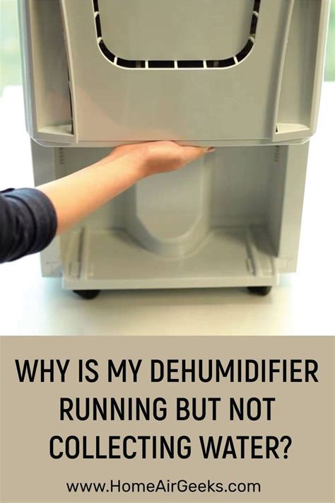 Dehumidifiers usually have a sensor to turn it off when the reservoir is full. It may not be collecting more water because it says it has enough. The reservoir is not full. If it has more room in the reservoir, that sensor may be broke. Or the sensor may just be so wet from condensate it only thinks the thing is full.. 