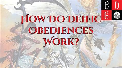 Deific Obedience: General: Knowledge (religion) 3 ranks, must w