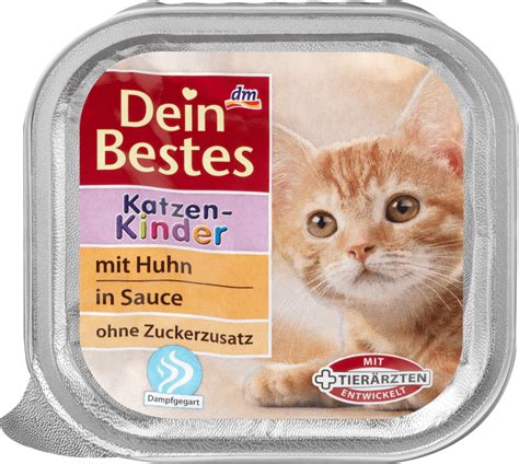 Dein Bestes dm Mit Huhn in Sauce Katzenkinder Testberichte ...