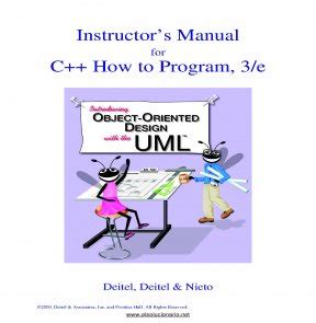 Deitel c how to program instructor manual. - Historia 2 - el afianzamiento del capitalismo 1820-1880.
