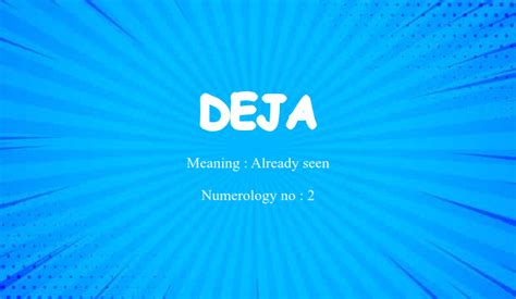 Deja - definition of Deja by The Free Dictionary