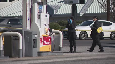 Dekalb county gas station shooting. According to DeKalb County police, officers responded to the gas station in reference to a person shot around 3:26 p.m. When officers got there, they found a man with a gunshot wound inside a car. 