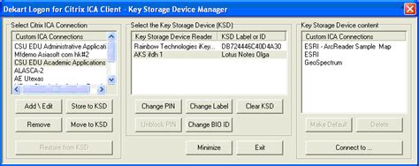 Dekart Logon Download Fast and secure login to Citrix server with USB flash drive, smart card