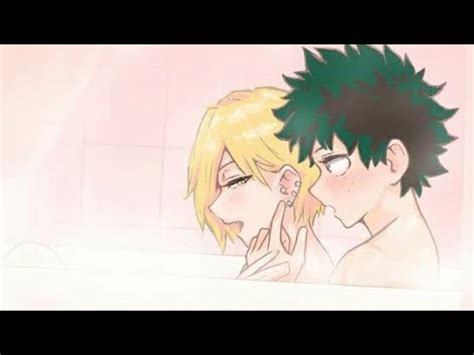 Deku x ryukyu. She drags Deku to the hallway, much to Izuku's hesitant compliance, and puts a gas mask on herself, before spraying some sort of thin, pink mist; a bit like a diluted version of Midnight's quirk. "Hatsume... what.. is.. this.?" but Midoriya couldn't hear the answer, because black spots filled his vision and he collapsed- out cold. 