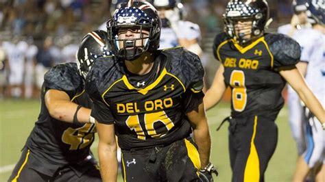 Del oro football. Del Oro High School beats Grant in a Sierra Foothill League game Friday night, Oct. 18, 2019, in Loomis. By Brian Baer. Mike Maben will go from calling the action to being part of the action. He ... 