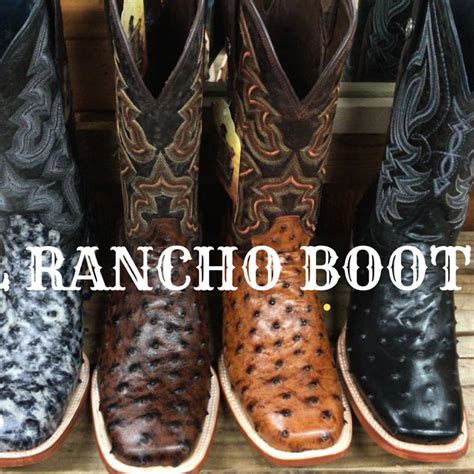 Del rancho boots. Let us know where to send your promo code. As part of our family, you'll be the first to hear about our latest western apparel, promotions, events and more. Offer valid on regular priced items, online only. Some exclusions apply. New subscribers only. Email address: Do not show this window. Support: (214) 350 3003 Email: support@ranchsomental.com. 