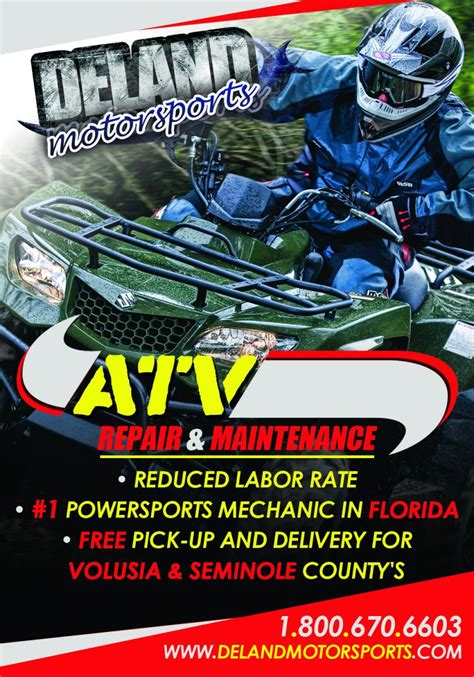 Deland motorsports. Follow DeLand Motorsports & Outdoors on Instagram! (opens in new window) Text us. 386.740.2453. 1420 N Volusia Ave Orange City, FL 32763. Map / Hours. Toggle navigation. 