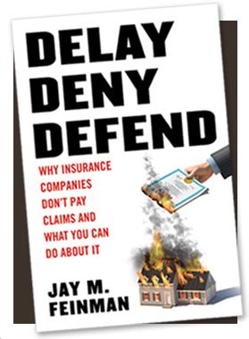 Read Delay Deny Defendpaperback By Jay M Feinman