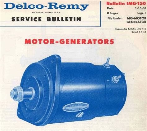 Delco remy starter generator repair manual. - Honda cbx 750 f manuale d'officina.