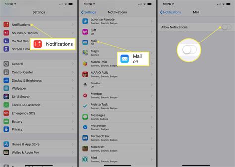 Delete Mail in iOS Mail Right From Notification Center