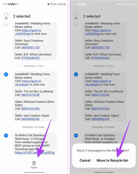 Delete messages on android.  Support. com guides you through the process ste...