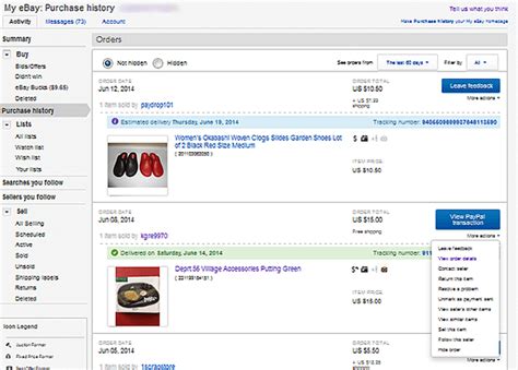 Delete purchase history - The eBay Community