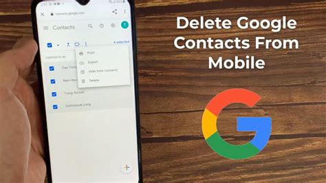 Deleting All Your Contacts from Google Contacts! YouTube