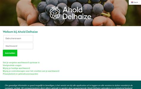 Welcome to Ahold Delhaize. User ID and Password Assistance. Password Assistance. Modify Questions and Answers for Self-Help. In order to keep sensitive information secure, it is required that you completely log off of all applications and close all windows before leaving the computer. This computer system is restricted to Ahold Delhaize ... . 