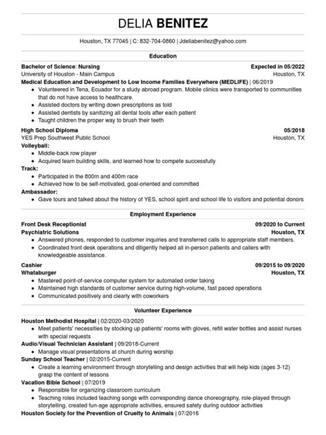 Delia Benitez Resume2 PDF Nursing Patient - Scribd