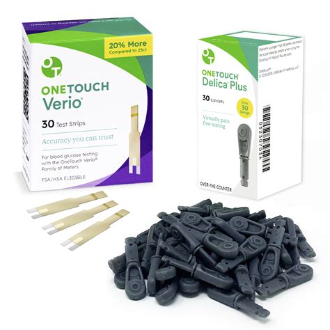 Delica Plus Diabetes Testing Kit Includes 30 Verio Test