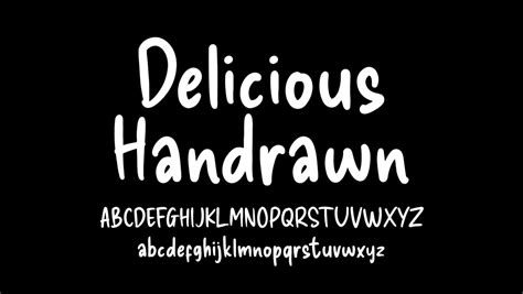 Delicious hand drawn font.  Delicious Handrawn is perfect for notes, qu...