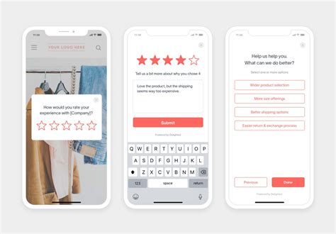 Delighted Mobile SDK Create native inapp surveys
