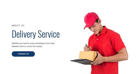 Delivery Service Css Template