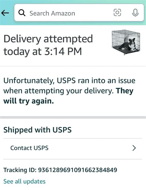 Delivery attempted amazon. Go to the order you want to track. Select Track Package next to your order. Select See all updates to view delivery updates. The status of the order will have details of the courier … 